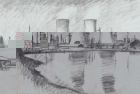 19-study-for-etching-river-tees-at-middlesbrough-graphite-40-x-58-cm-1988