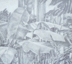 2 'Stewart Park Conservatory' pencil 37 x 39 cm 1993