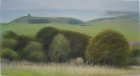 23 'Sussex Downs with Belle Tout lighthouse' pastel 20 x 35 cm 2004