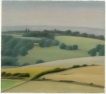 26 'Sussex Downs nr East Dean study II' pastel 20.5 x 23 cm 2000 (Private collection)