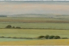 28 'Sussex Downs near Beachy Head study I' pastel 13 x 28 cm 2000 (Private collection)