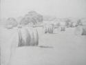'Bales' pencil 25 x 30 cm 1978