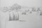 'Bales' pencil 25 x 30 cm 1978