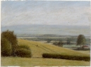 PL02 'Bedale landscape study' pastel 13 x 18 cm 1994