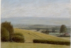 PL02 'Bedale landscape study' pastel 13 x 18 cm 1994