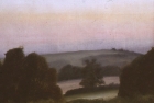 OL006 \'Washington Hill\' oil on paper 18 x 24 cm 1975