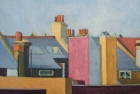 OL050 \'Highbury rooftops\' oil on canvas 45 x 61 cm 1982