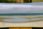 OL134 \'Druridge Bay Panorama detail) oil on canvas 46 x 183 cm 1999