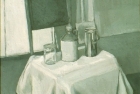OSL010 \'Monochrome still life\' oil on canvas 1980