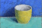 OSL114-Yellow-and-white-on-green-and-blue-oil-on-canvas-14-x-16-cm-1998