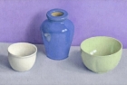 OSL122 'Blue, green and white on grey and purple' oil on canvas 15 x 25 cm 1999 (Private collection)