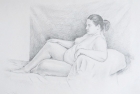 10 \'Mary\' pencil 50 x 35 cm 2016