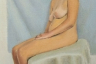 11 \'Pamela\' oil on canvas 37 x 23 cm 2016