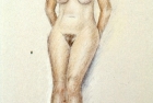 12 \'Standing nude\' pastel 40 x 30 cm 2003