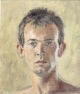 23 \'Self portrait\' oil on canvas board 13 x 15 cm 1988