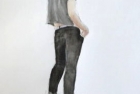 6 \'Figure study LCF\' watercolour 50 x 35 cm 2010