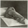 12 E39 'Sleeping Nude II' etching and aquatint, plate 14 x 14 cm 1995