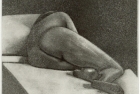 12 E39 'Sleeping Nude II' etching and aquatint, plate 14 x 14 cm 1995