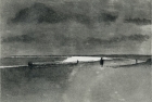 23 E15 'Druridge Bay III' etching and aquatint, plate size 14 x 20 cm 1987
