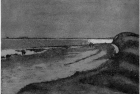 24 E14 'Druridge Bay II' etching and aquatint, plate 15 x 20 cm 1987