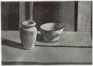 29 E06 '2 pots' etching and aquatint, plate 13 x 18 cm 1983