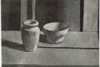 29 E06 '2 pots' etching and aquatint, plate 13 x 18 cm 1983