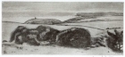 6 E51 'Belle Tout and Seaford Head' etching aquatint, plate size 10 x 22.5 cm 2013