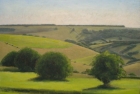 OL143 -sussex-downs-near-willingdon-oil-on-canvas-45-x-61-cm-2006