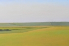 11 OL192 \'Willingdon Hill from Beachy Head\' oil on canvas 30 x 70 cm 2014