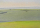 14 OL181 \'Went Hill study\' oil on canvas 35 x 50 cm 2012