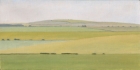 18 OL160 \'Sussex Downs study\' oil on canvas 20 x 40 cm 2010 (Private collection)