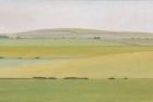 18 OL160 \'Sussex Downs study\' oil on canvas 20 x 40 cm 2010 (Private collection)