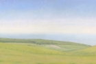 21 OL155 \'Belle Tout and Birling Gap\' oil on canvas 20 x 50 cm 2009