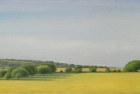 3 OL202 \'Warren Hill from Beachy Head\' oil on canvas 33 x 77 cm 2016