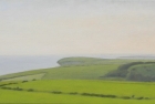 7 OL196 \'Seaford from Beachy Head\' oil on canvas 20 x 40 cm 2015