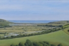 OL210 \'Cuckmere Haven II\' oil on canvas 31.6 x 66 cm 2017