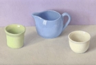 OSL147 \'Green, blue and white\' oil on canvas 15 x 25 cm 2005 (Private collection)