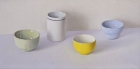OSL222 \'Green, white, yellow and blue with black\' oil on canvas 22.5 x 45 cm 2015