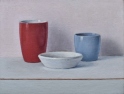 OSL287-Red-white-and-blue-on-grey-and-pink-oil-on-canvas-board-18-x-24-cm-2021