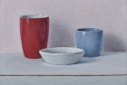 OSL287-Red-white-and-blue-on-grey-and-pink-oil-on-canvas-board-18-x-24-cm-2021